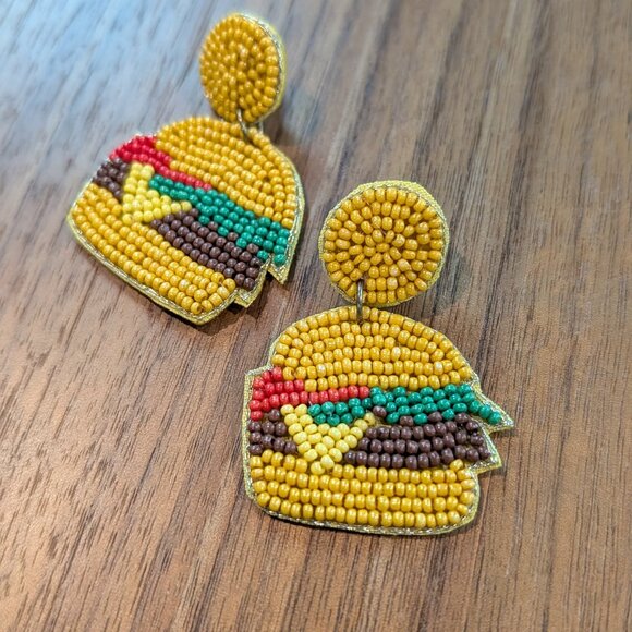 The Tiny Tassel Jewelry - The Tiny Tassel Beaded Burris Earring